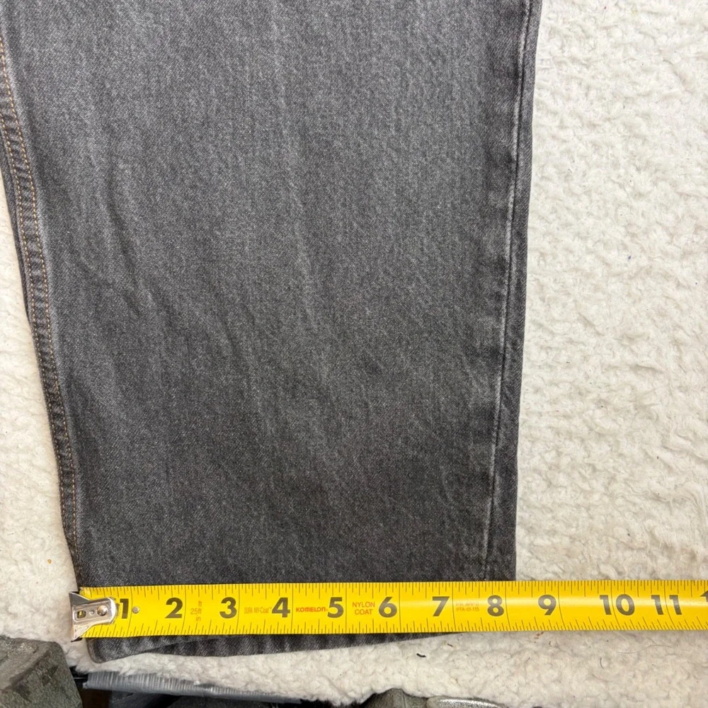 Levis Super Baggy Mens 30x34 (32x32) black Skate Wide Leg Jeans Drawstring Waist